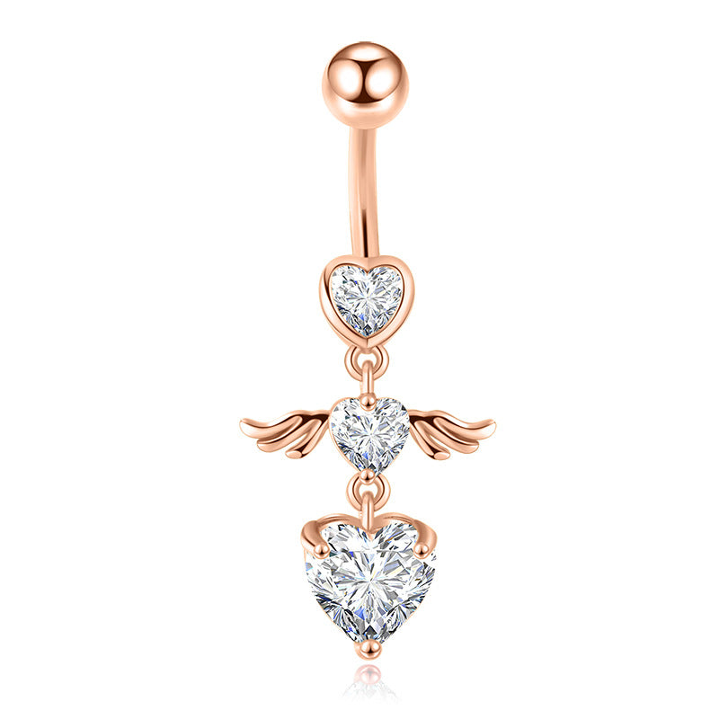 Mix Match Zircon Navel Suit Human Body Rings