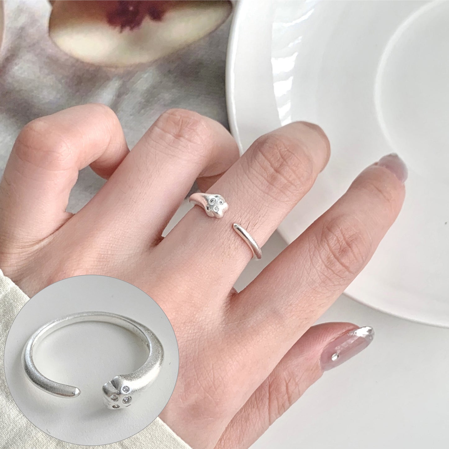 Women's Affordable Luxury Fashion Exquisite Elegant Open Rings