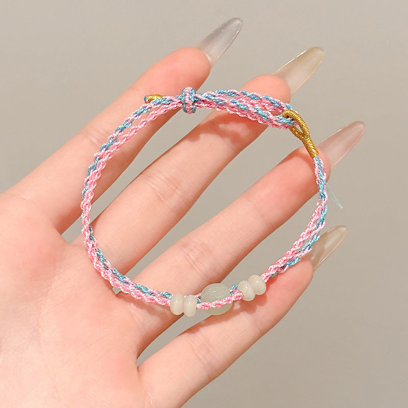 Small Gift Tassel Adjustable Red Rope Dragon Boat Festival Bracelet