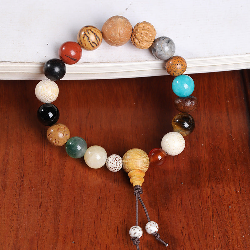 Alms Bowl Style Eighteen Prayer Beads String Decoration Bracelet