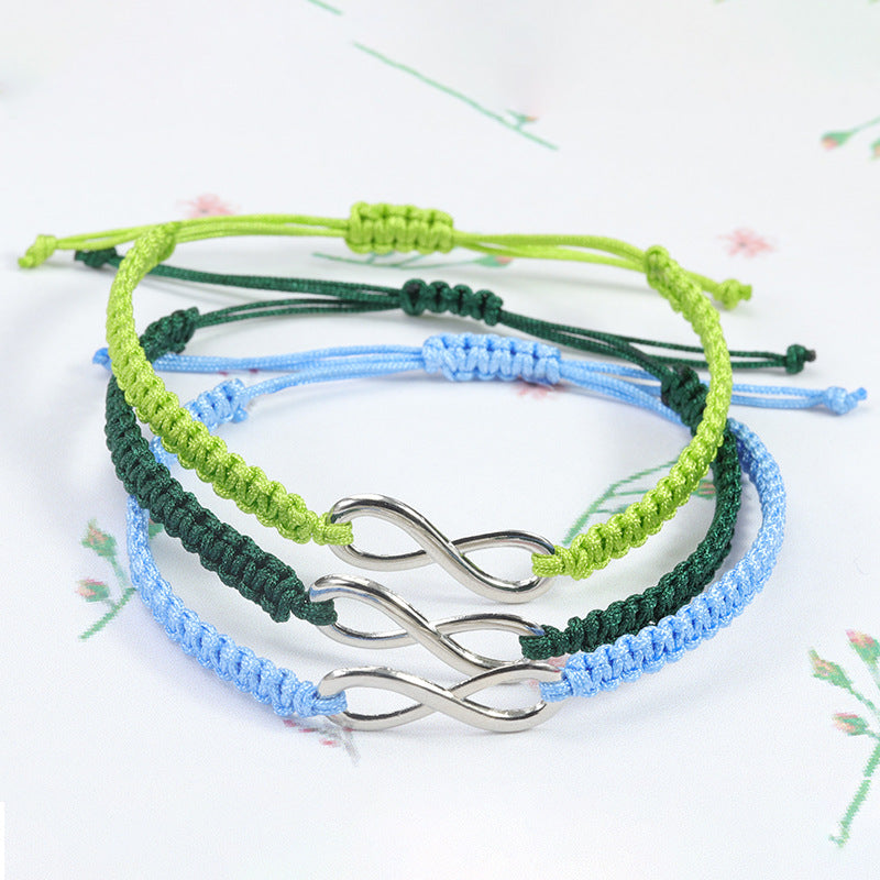 Lucky Carrying Strap Hand Weaving Couple Bracelets