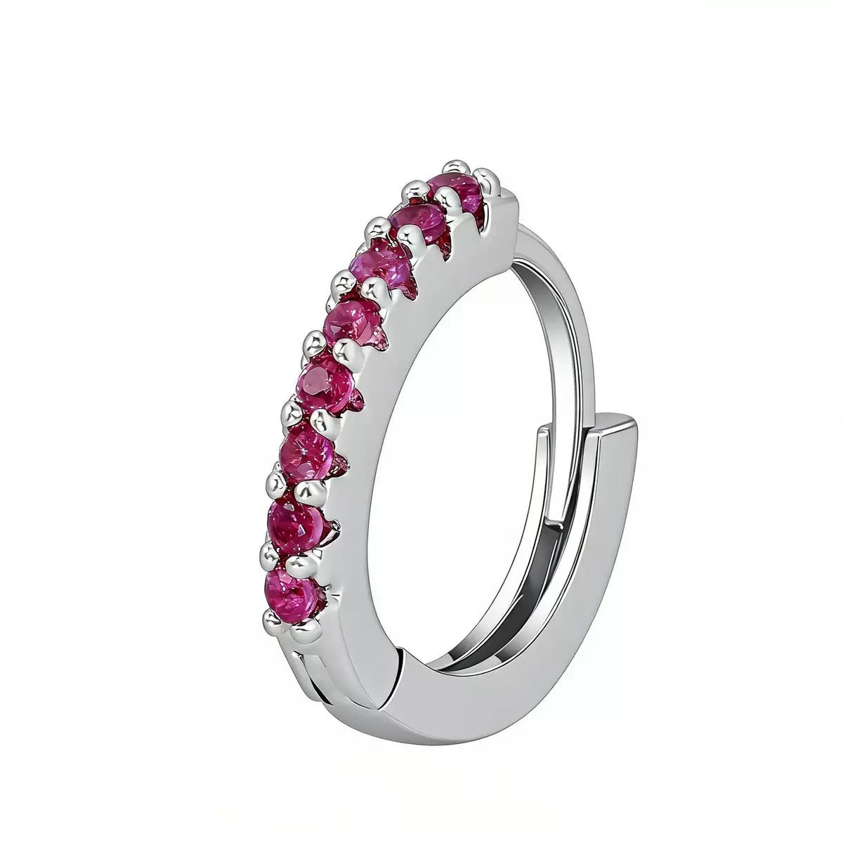 Women's Gang Drill Color Zircon Fashion Minimalism Copper Plating Earrings