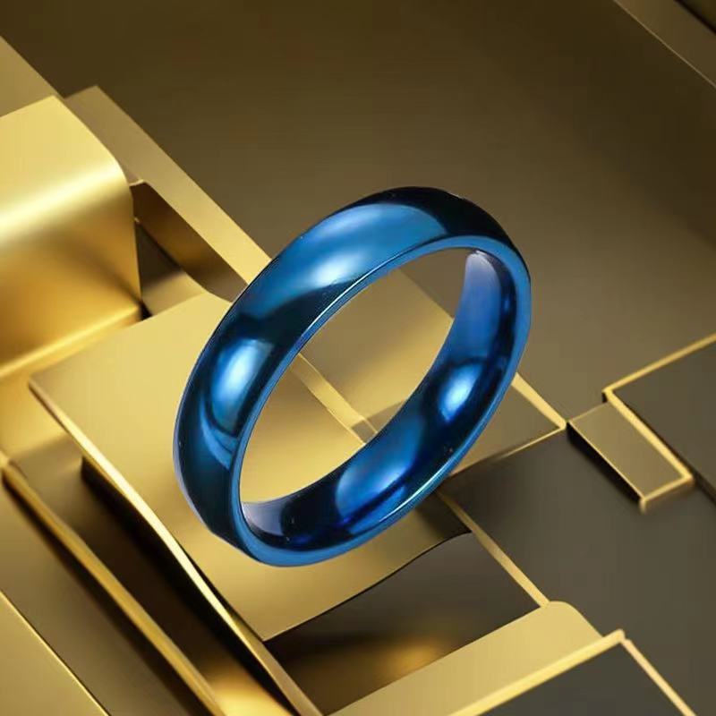 Women's French Style Niche Advanced Simple Glossy Ring