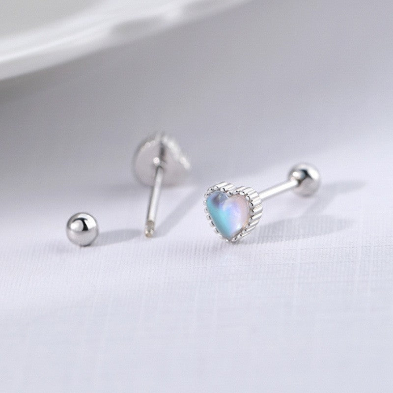 Strict Selection Of Personalized Screw Love Moonstone Tightening Buckle Rings