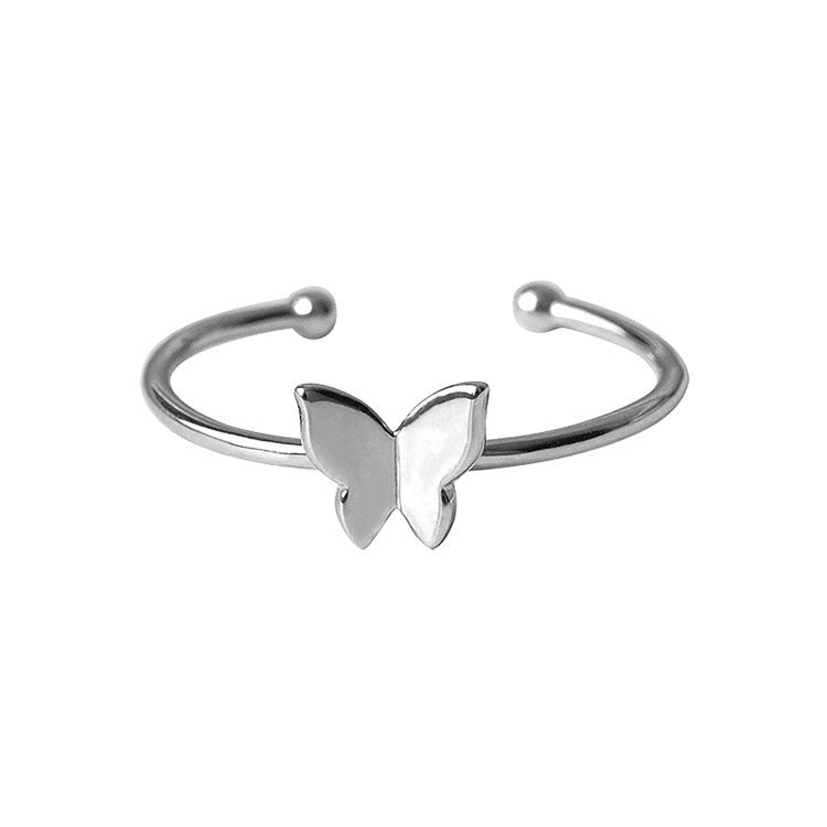 Sweet Small Butterfly Female Korean Style Fresh Ring