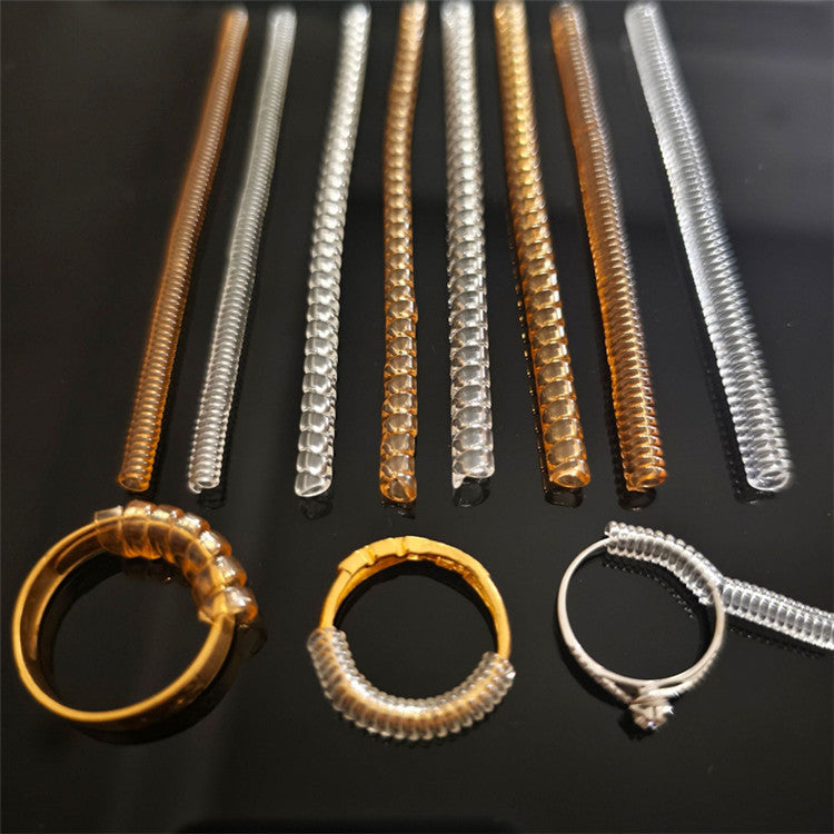Fine Circle Size Transparent Spring Rope Invisible Plastic Rings