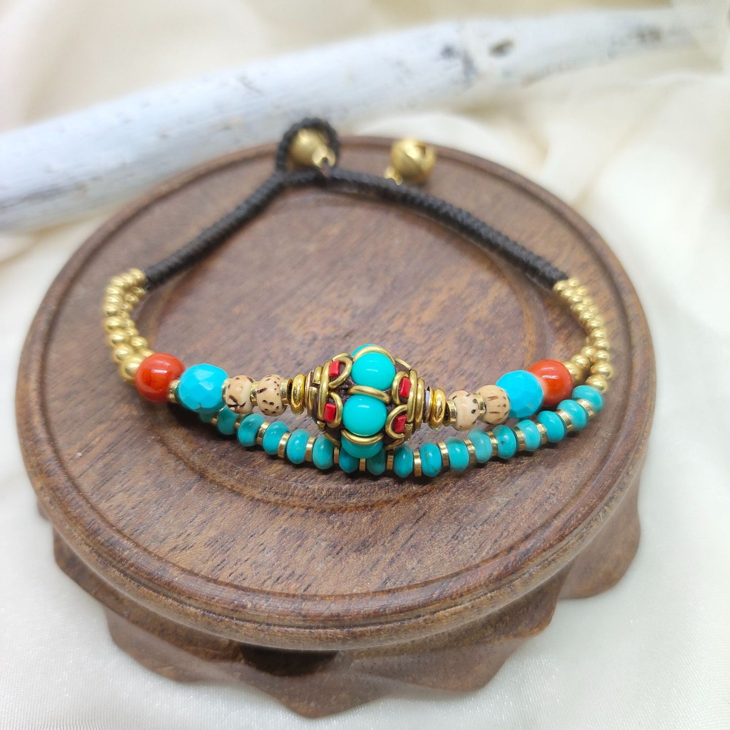 Retro Tibetan Style Multilayer Fashion Simple Woven Beads Exotic Bracelets