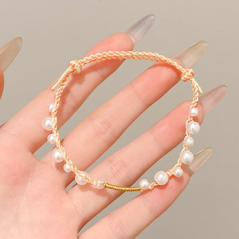 Small Gift Tassel Adjustable Red Rope Dragon Boat Festival Bracelet