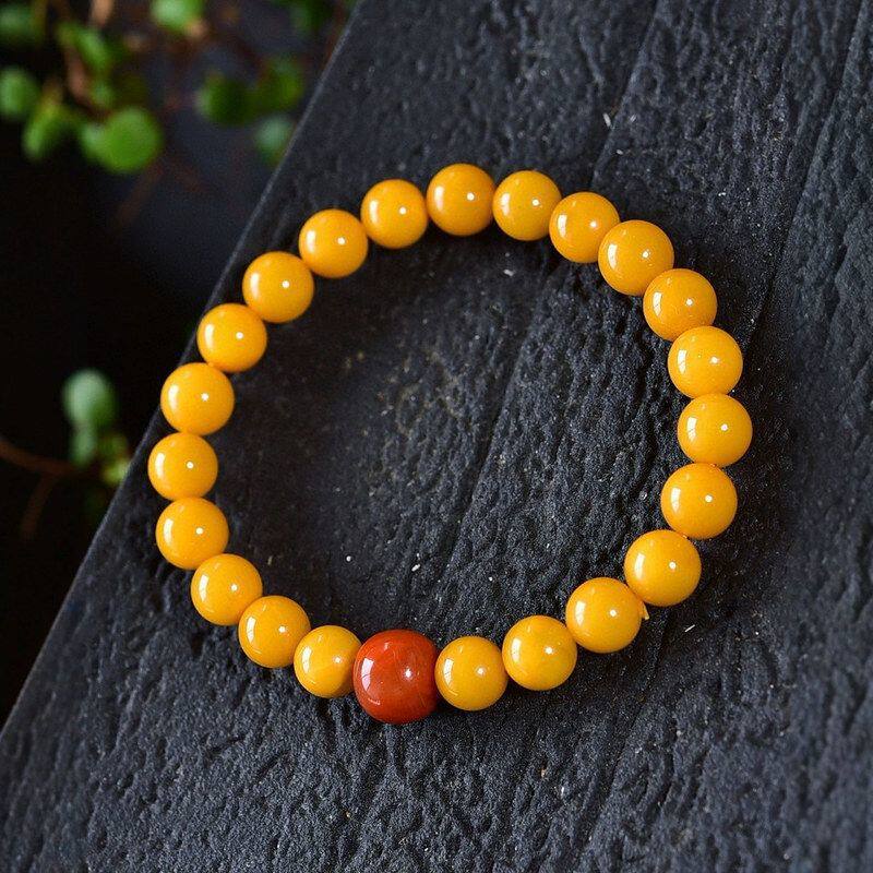 Grease Amber Full Of Flesh Flame Pattern South Red Single Bracelets