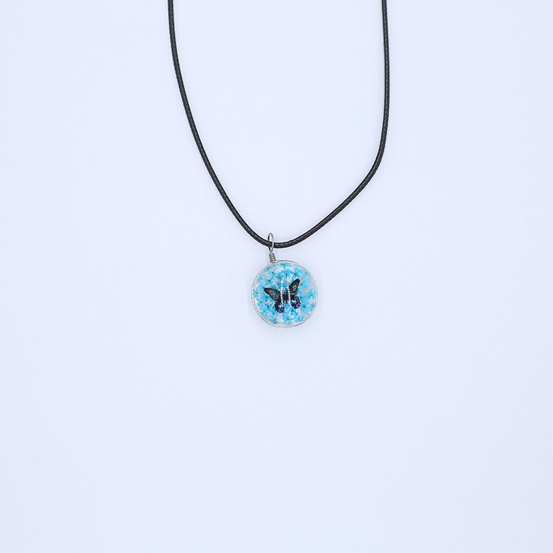 Ornament Natural Dried Flower Simple Handmade Necklaces