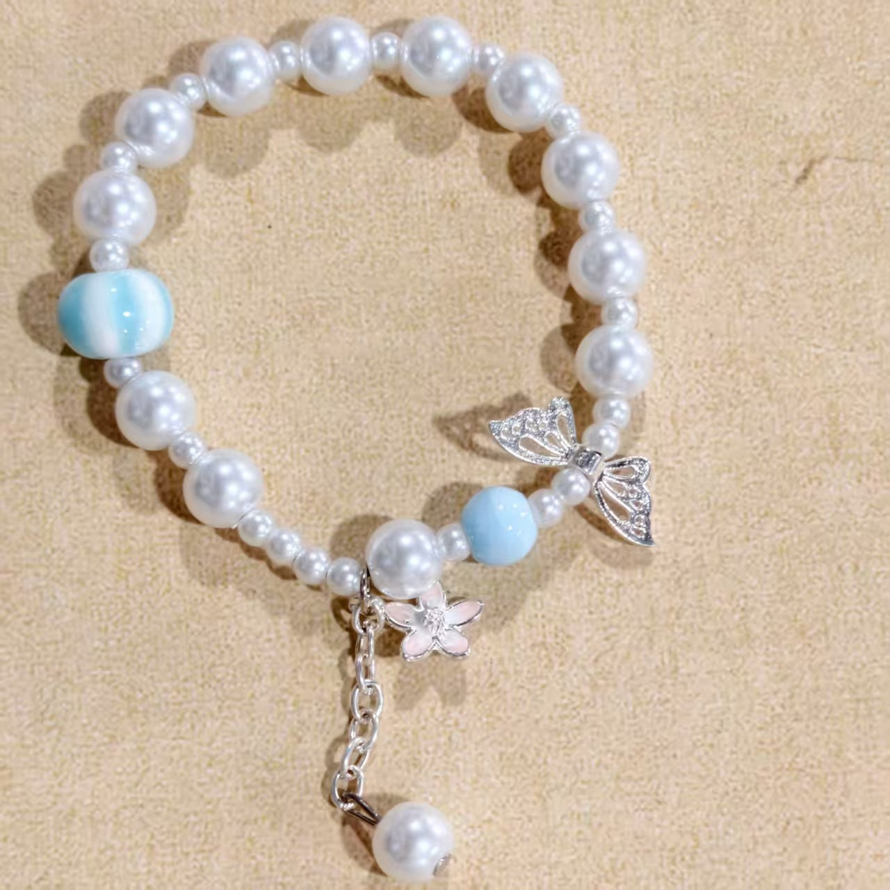 Alloy Ceramic Ethnic Style Single Handmade Filament Bracelet