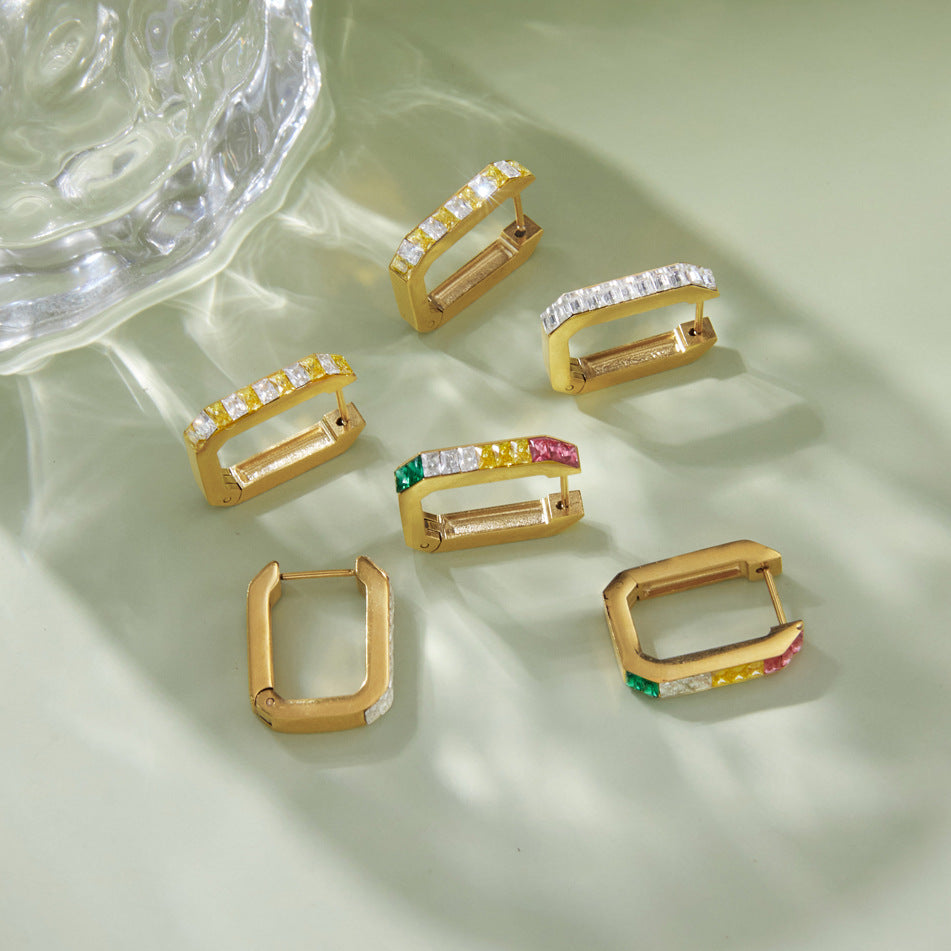 Zircon Unique Beautiful Light Luxury High Rings