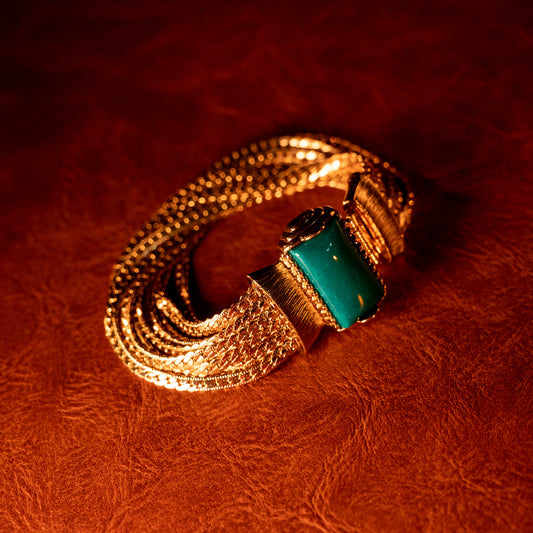 Early Book Vintage Weave Simple Golden Necklaces