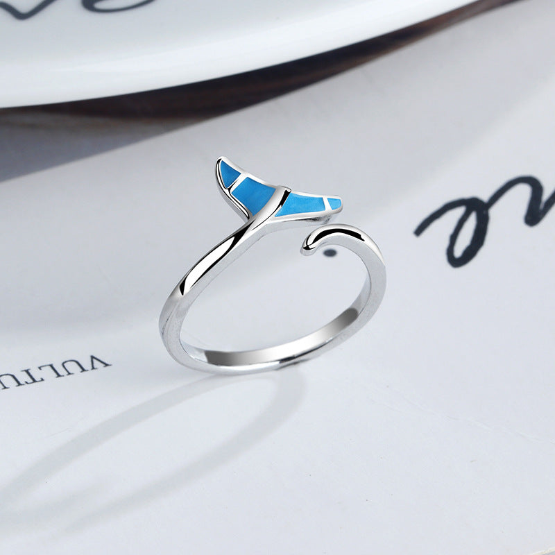 Fashion Small Fresh Cute Fish Index Finger Minority Rings