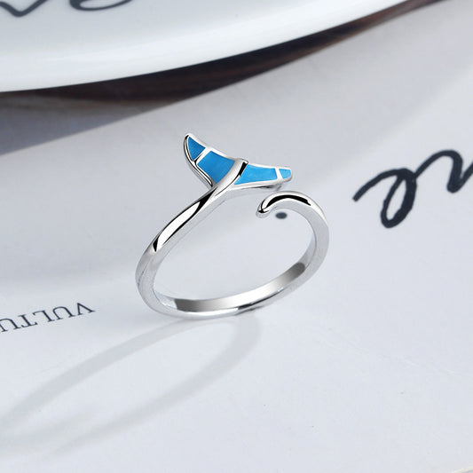 Fashion Small Fresh Cute Fish Index Finger Minority Rings