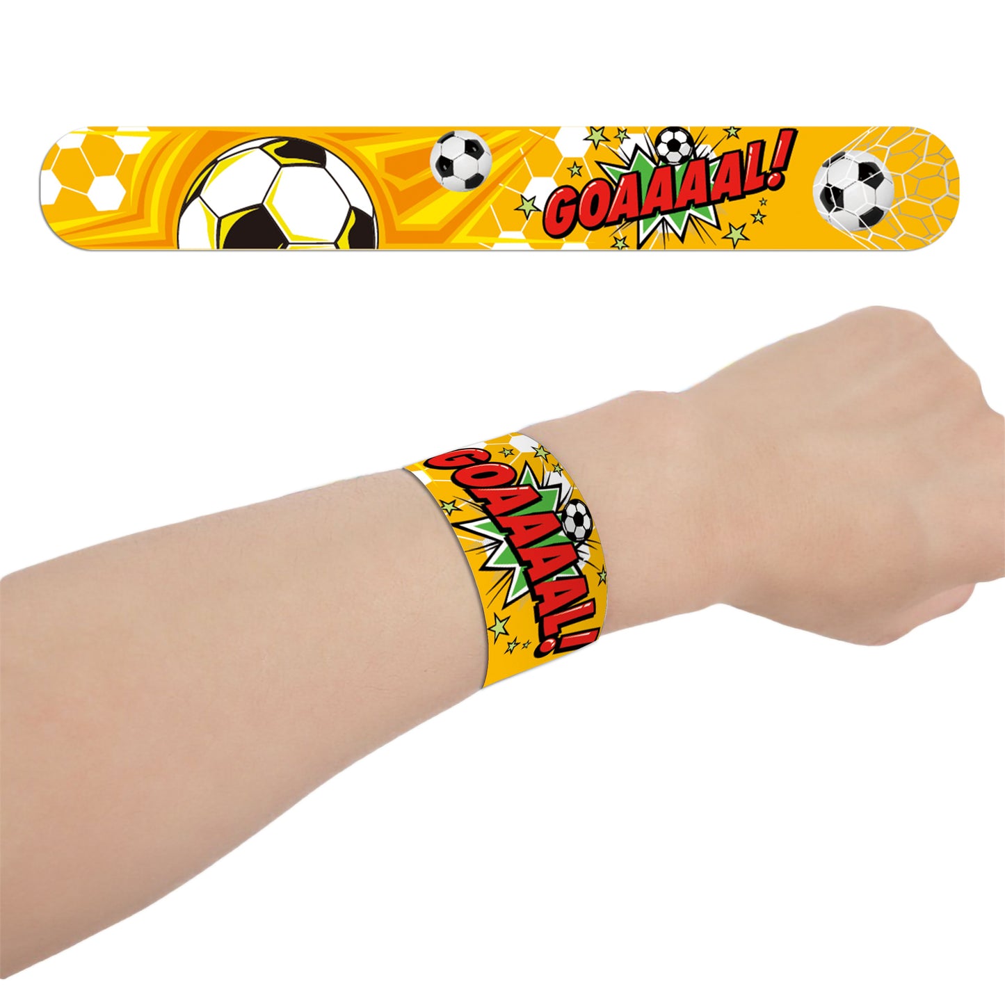 Children's Football Pop Cartoon Animation World Cup Champion Match Slap Party Bracelet