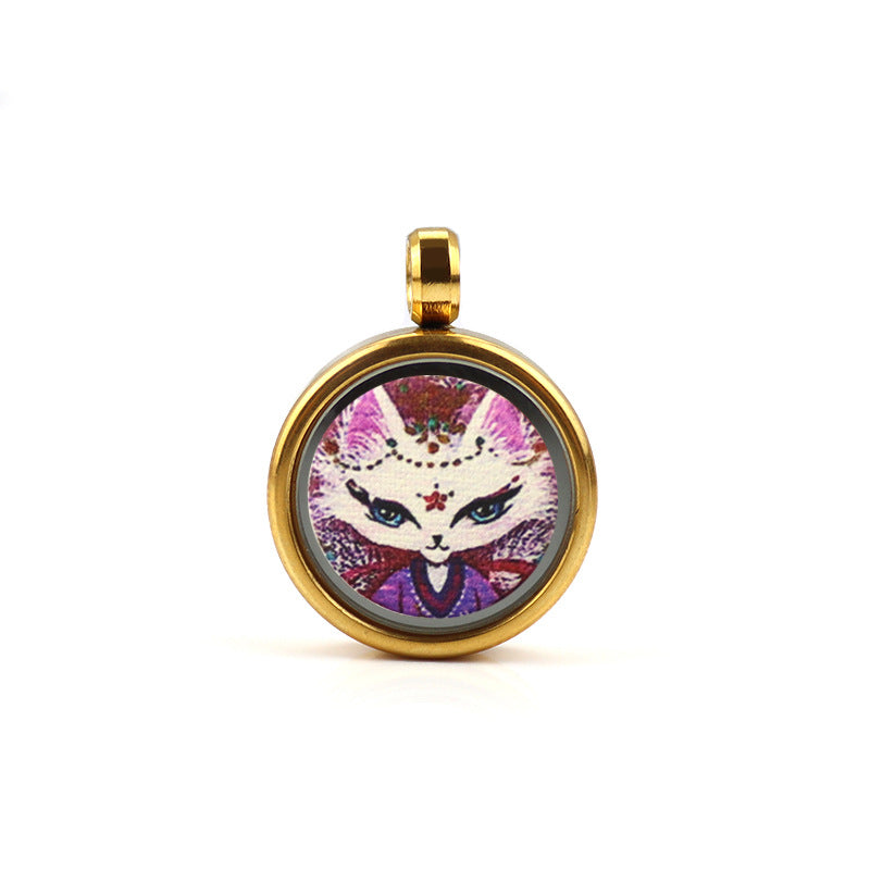 Eight Patron Saints Fox Fairy Master Carry Niche For Pendants