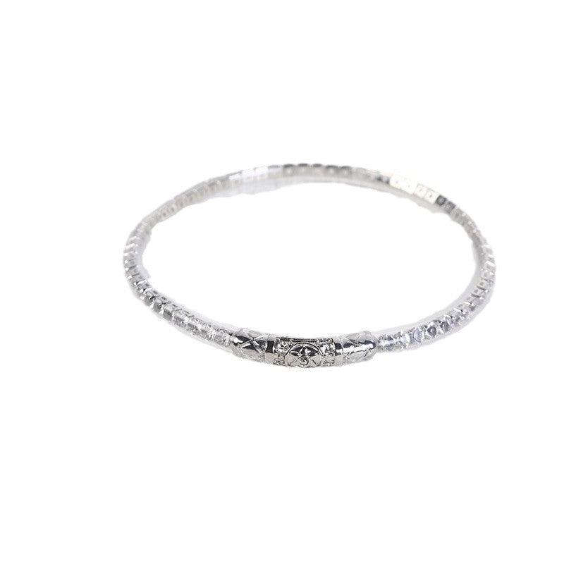 Women's Silicone Fashion Diamond Six-pointed Star Joint Bracelets