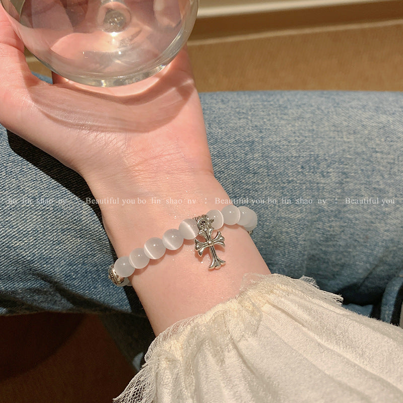 Women's Beaded Vintage Distressed Versatile Personality Couple Bracelets