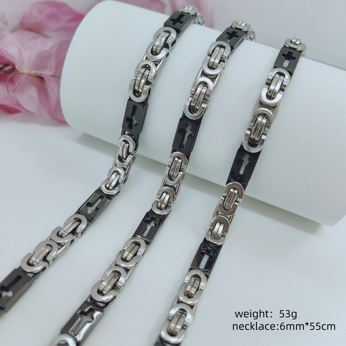 Fashion Trendy Unique Man's Stainless Steel Necklace