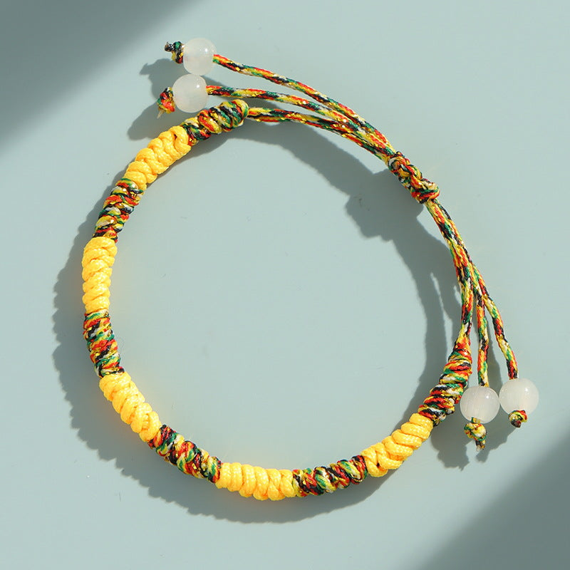 Women's & Men's Tibetan Style Dorje Knot Carrying Strap Couple Hand-woven Dragon Boat Bracelets