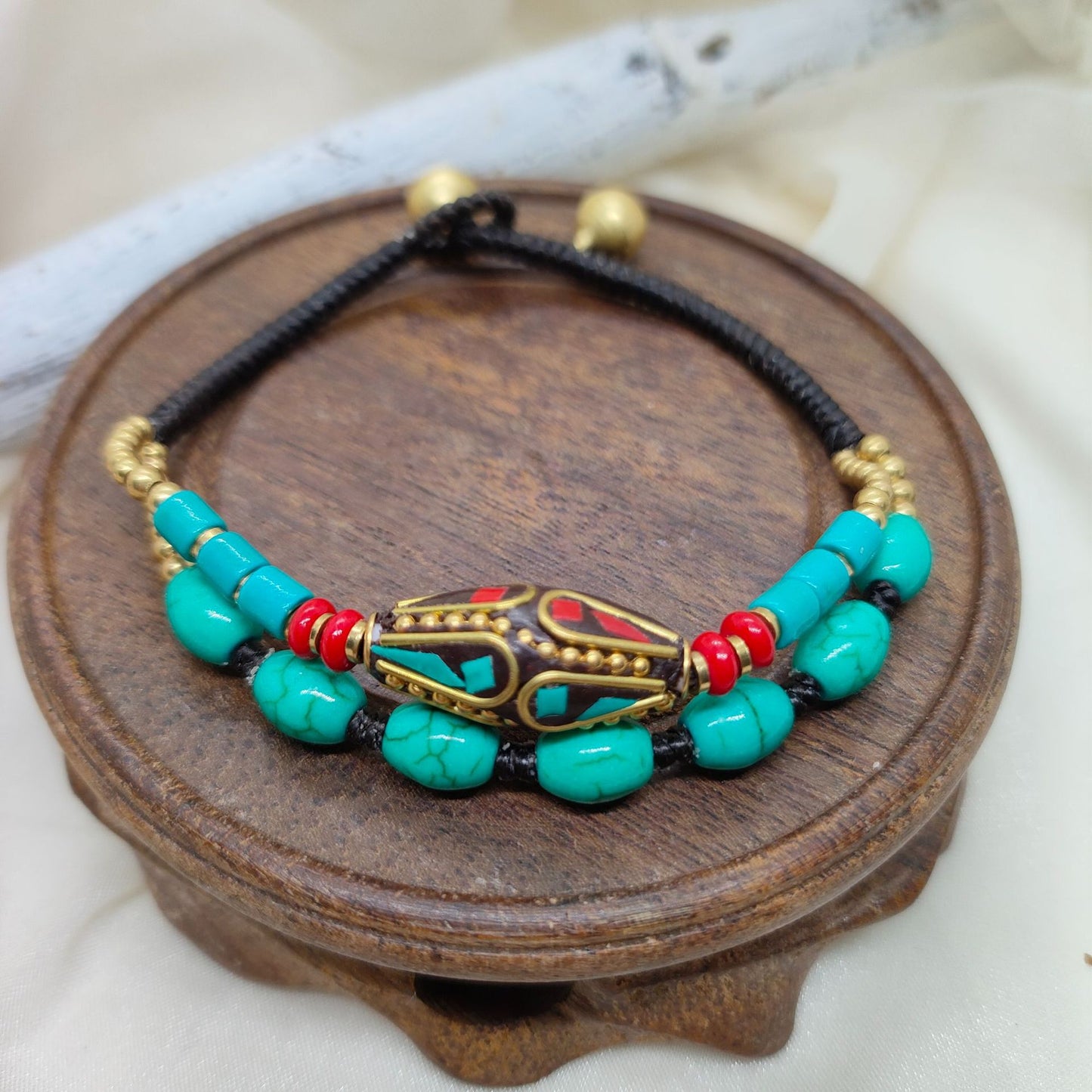 Retro Tibetan Style Multilayer Fashion Simple Woven Beads Exotic Bracelets