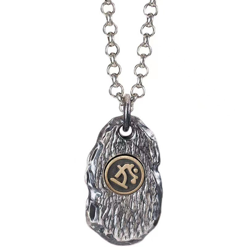 Women's & Men's Zodiac Buddha Thai Sier Retro Distressed Pendants