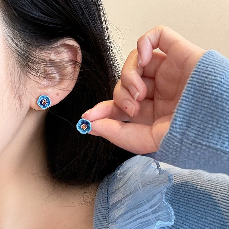 Fresh Sweet Niche Design Exquisite Versatile Daily Commuter Stud Earrings