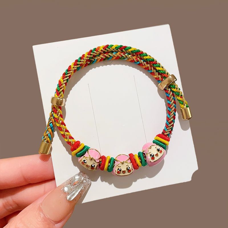 Small Gift Tassel Adjustable Red Rope Dragon Boat Festival Bracelet