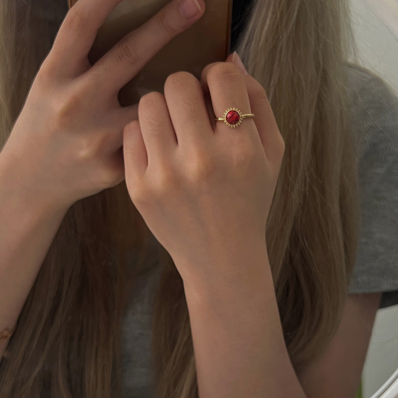 Female High Sense Graceful Fashionable Index Finger Rings