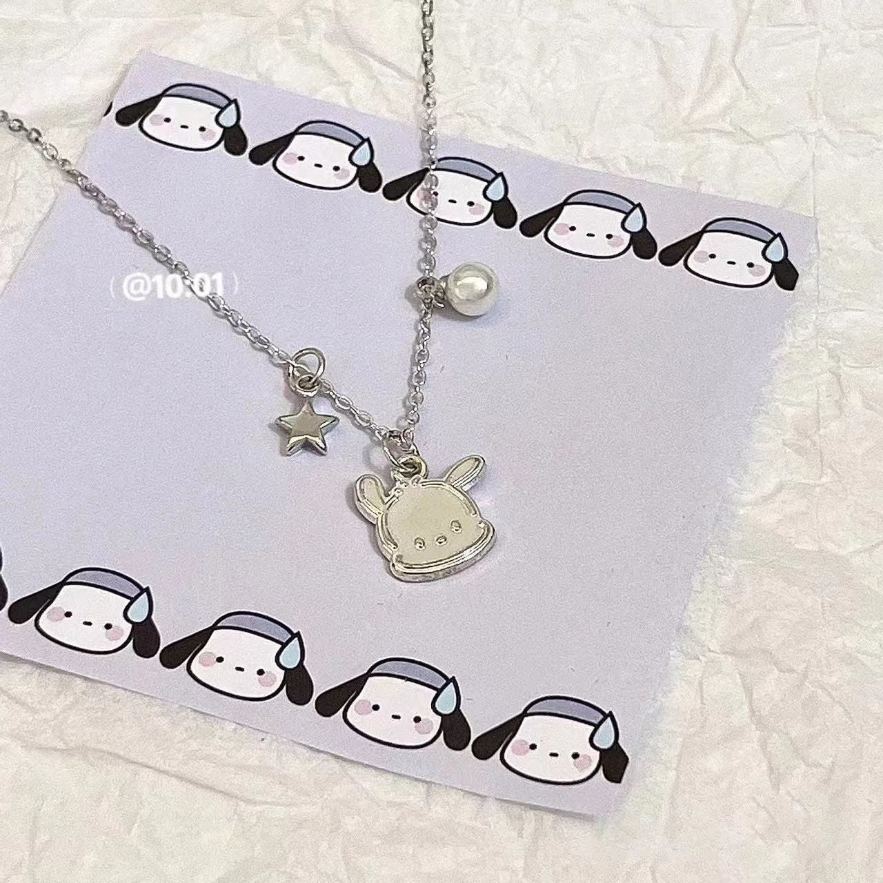 Sweet Cool Pacha Dog Female Cute Stylish Versatile Necklaces