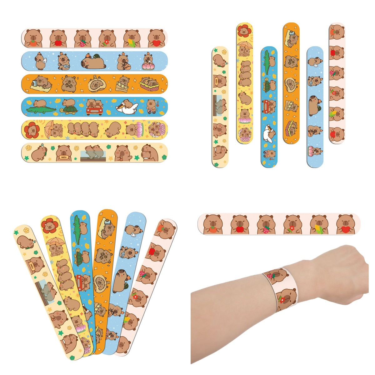 Children's Little Capybara Animal World Birthday Party Gift Bracelet