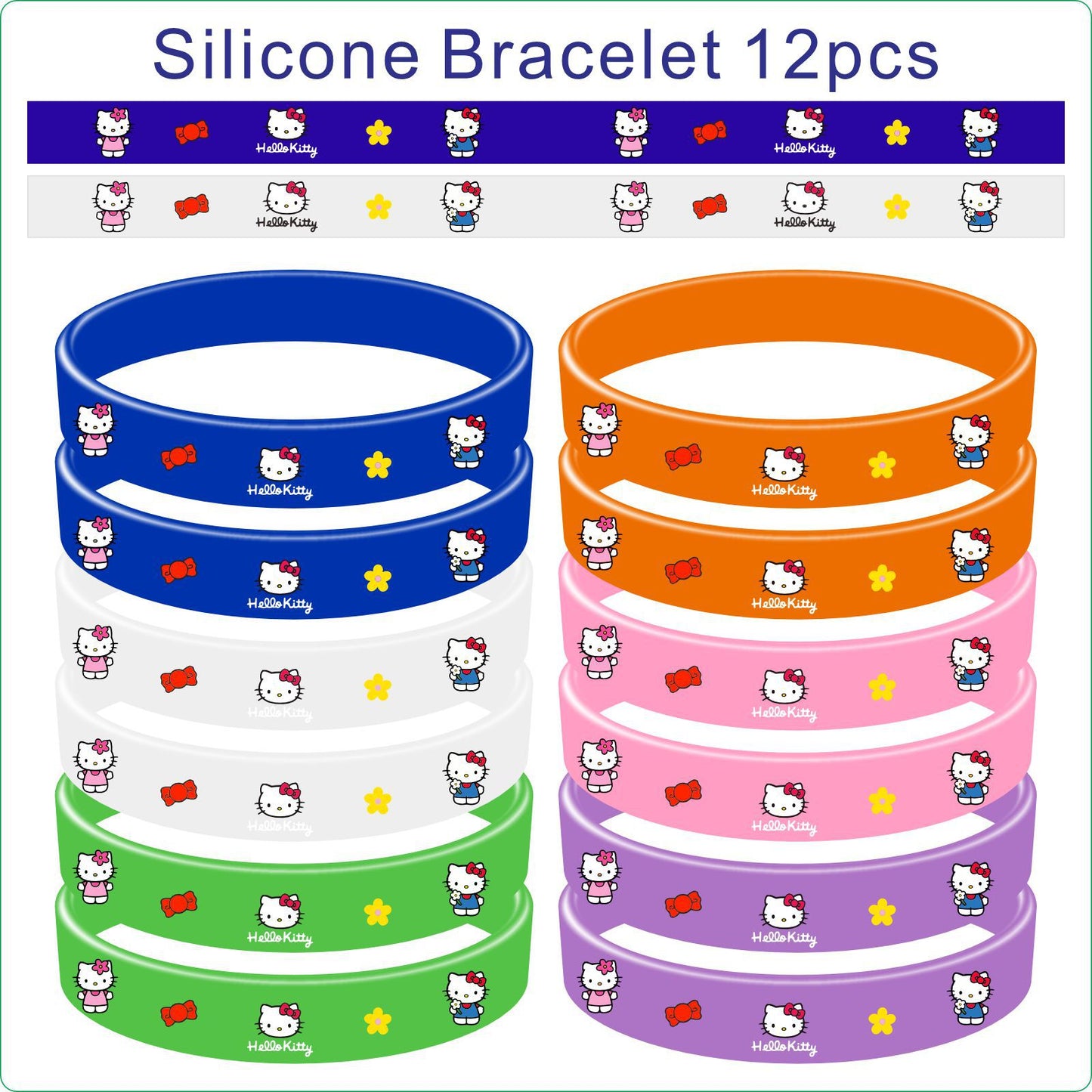 Cartoon Silicone Anime Surrounding The Game Wrist Bracelets