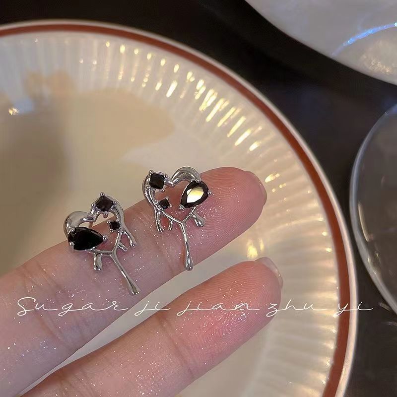 Fairy Style Korean Sweet Mori Minority Elegant Face Earrings