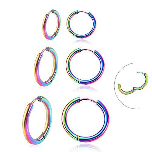 Stainless Steel Hoop Fashion Trend Simple Rings