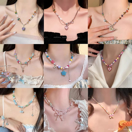 Female Niche High-grade Versatile Light Luxury Clavicle Necklaces