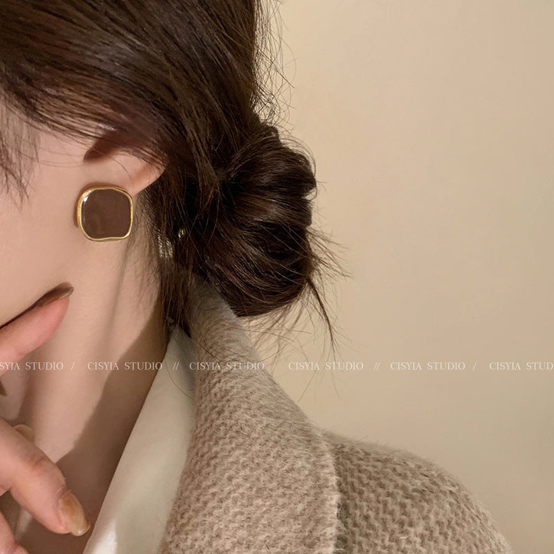 Female Light Luxury Minority Design Temperament Advanced Earrings