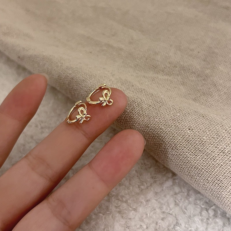 Women's Small Ear Clip Cute Sweet Design High-grade Earrings