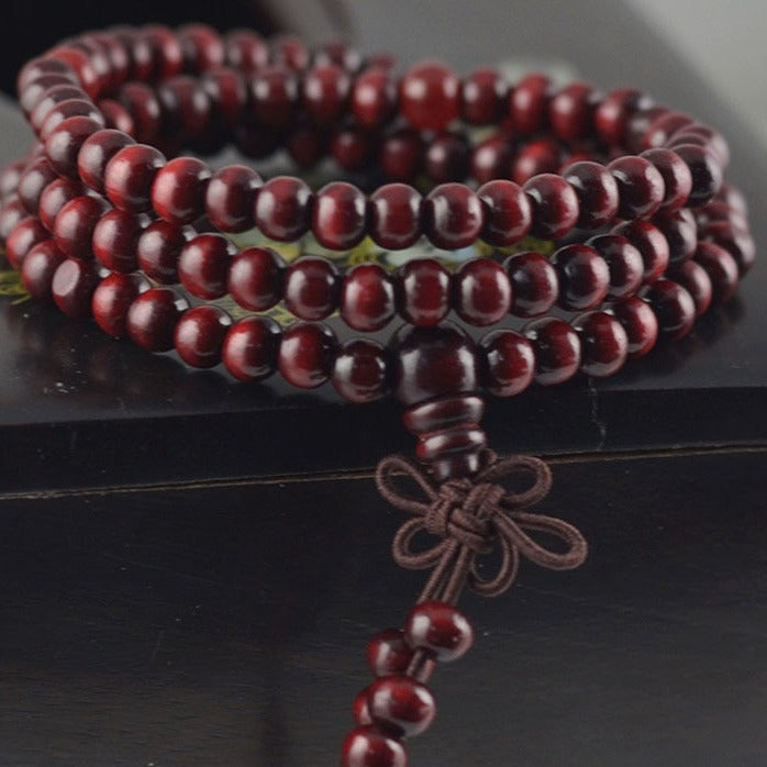 Large Beads Automobile Peaceful Auspicious Red Bracelet