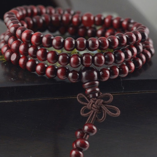 Large Beads Automobile Peaceful Auspicious Red Bracelet