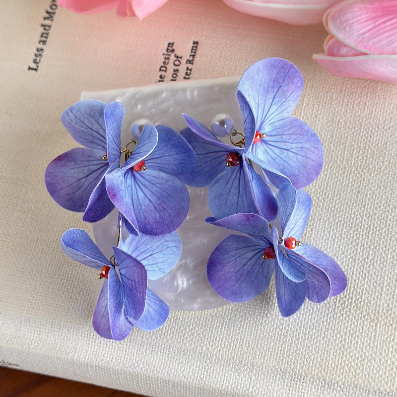 Pearl Artificial Flower Tassel For Unique Beautiful Taking Vacation Earrings