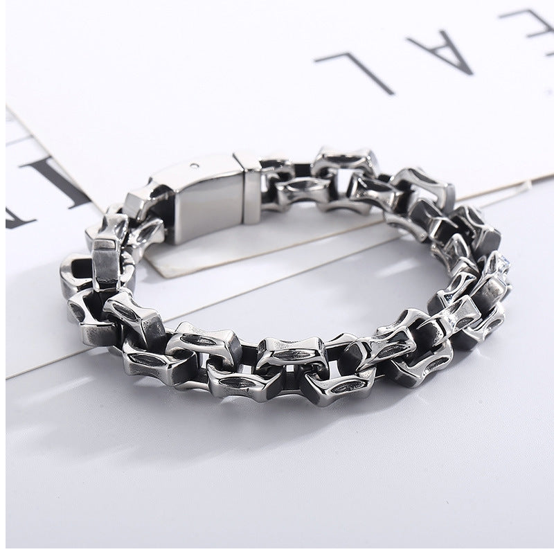 Men's Simple Square Fashion Retro Personality Geometry Bracelets