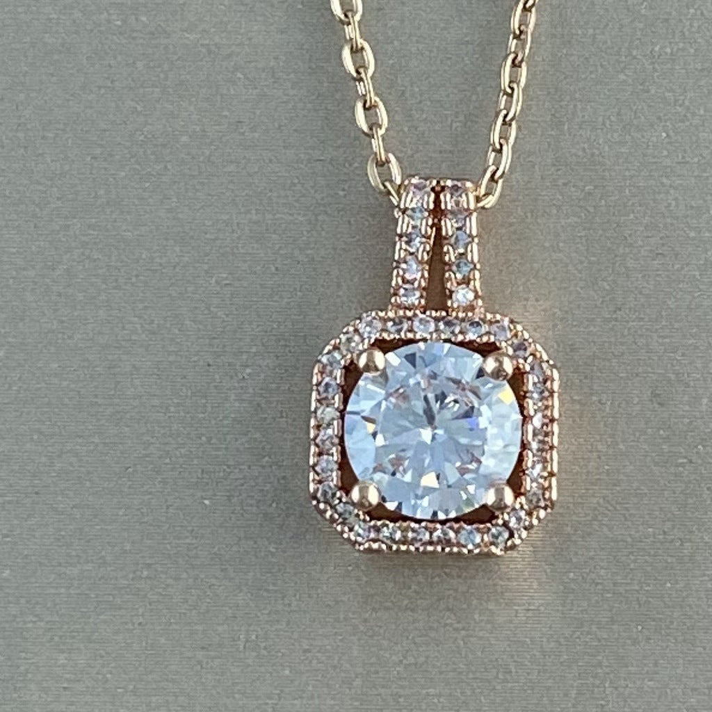 Women's Real Gold Plating Opal Fox Clover Pendants