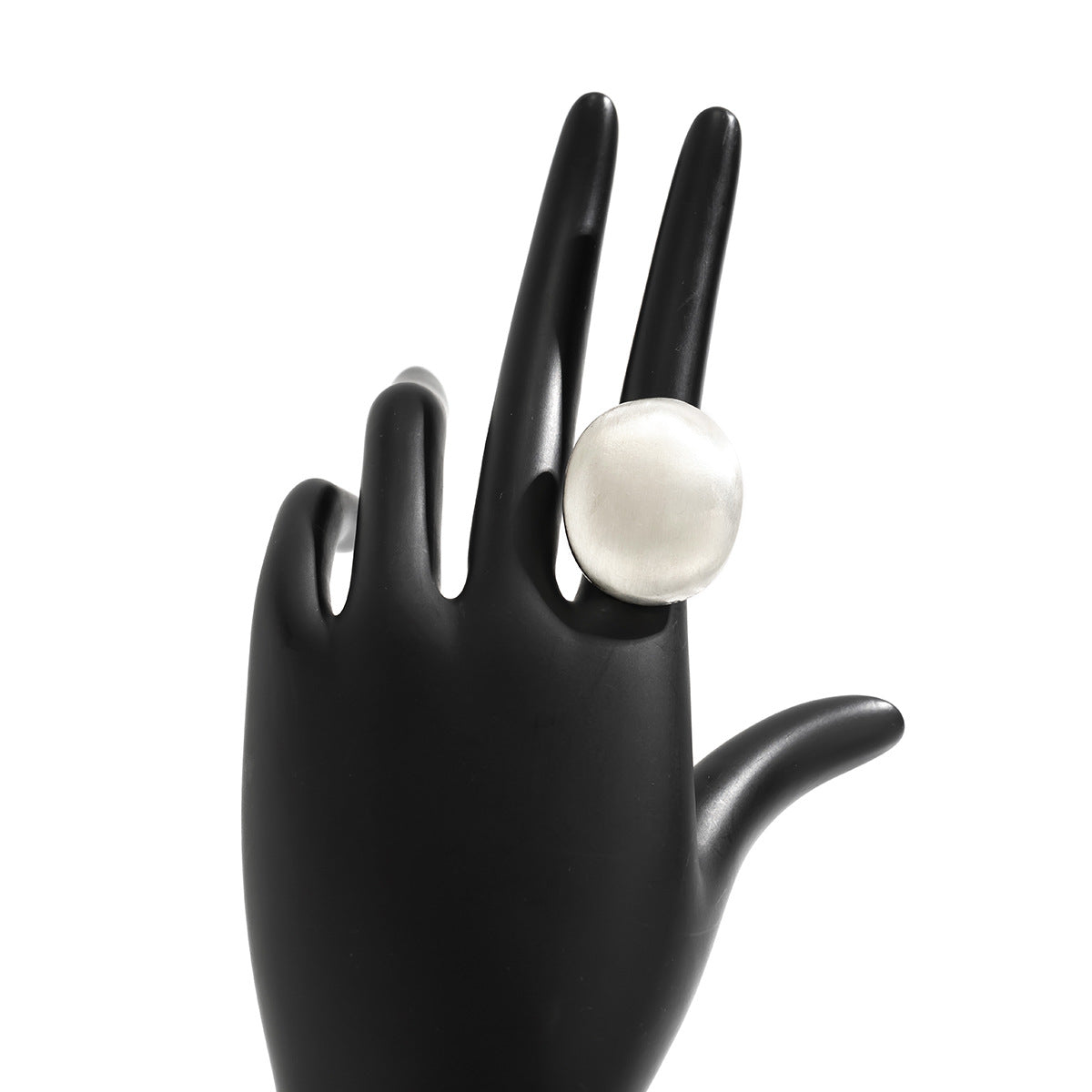 Geometric Niche French Lotus Leaf Width Rings