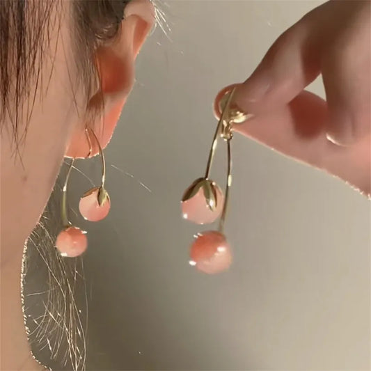 Women's Face For Design Tassel Long Graceful Earrings
