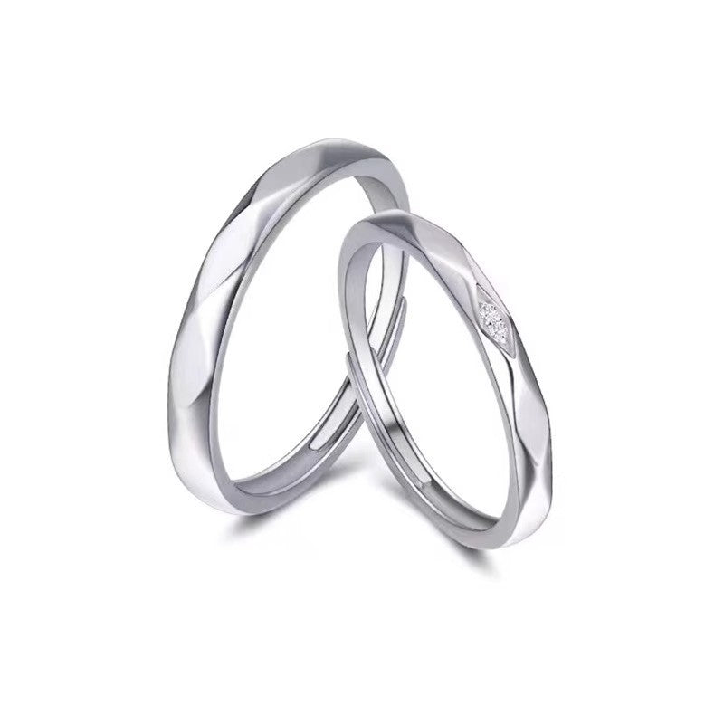 Women's & Men's Life Couple Pair Of Open Fashion Girlfriends Long-distance Ring