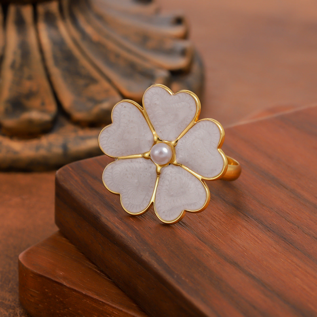 Stainless Steel Enamel Drop Oil Elegant High Sense Design Rings