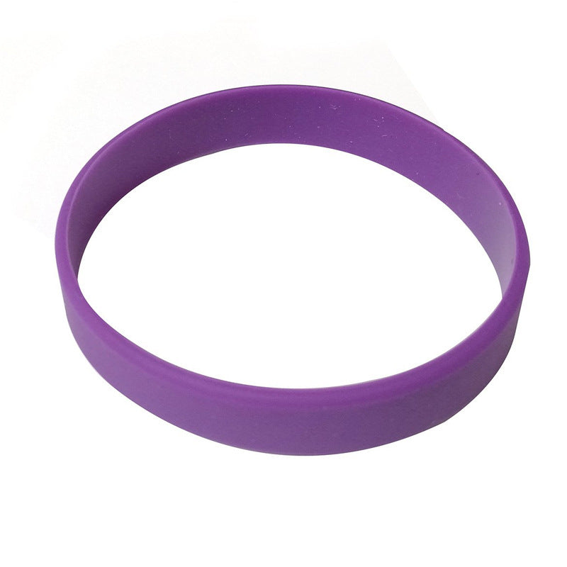 Wristband Lettering Silicone Sports Solid Color Printing Bracelet