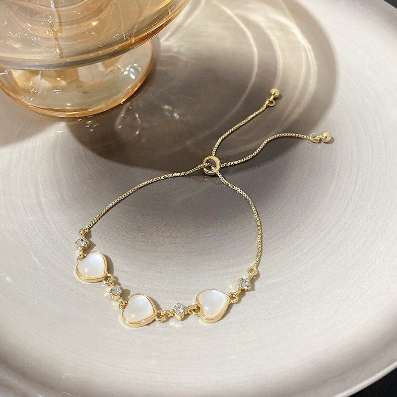 Women's Korean Style Light Luxury Fresh Cat Eye Bracelet