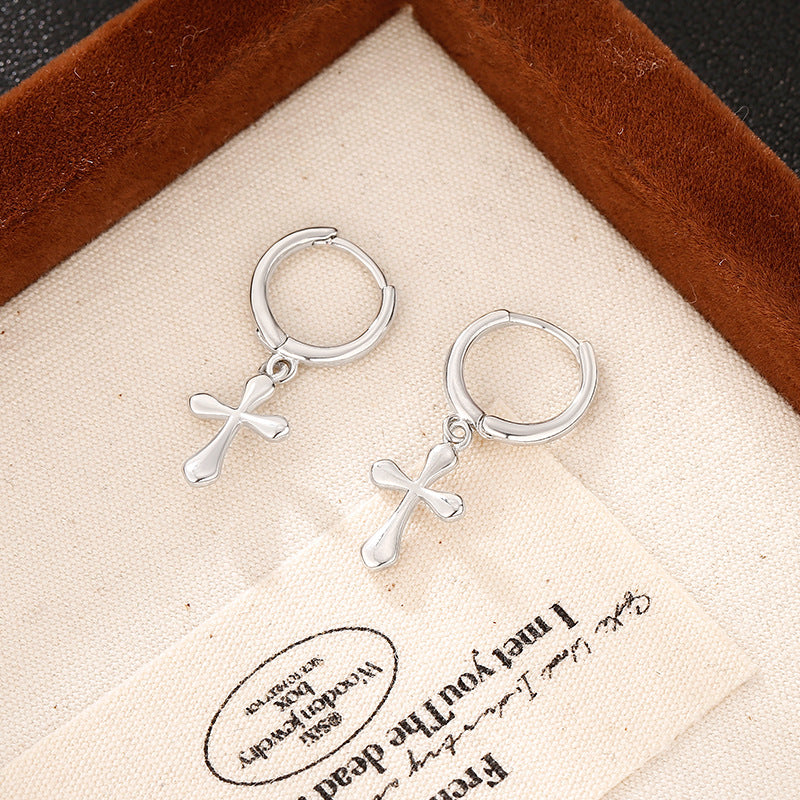 Cross Affordable Luxury Fashion Gold Clip Ear Buckle